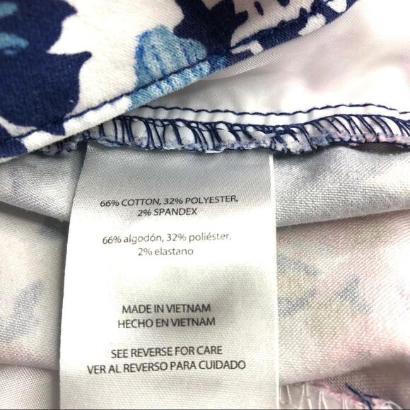 ISAAC MIZRAHI  NY TAILORED SHORTS SPRING FLORAL PRINT - Picture 6 of 7